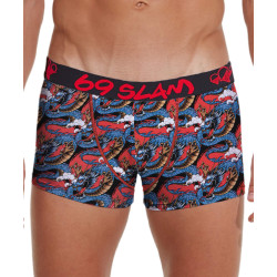 Boxers para hombre 69SLAM cadera bambú luna dragón rojo (MHBMND-BB)