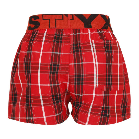 Pantalón corto para niños Styx elástico deportivo multicolor (BJ931)