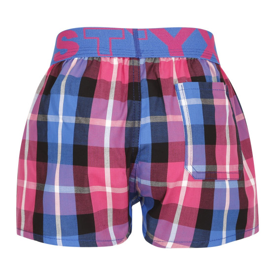 Pantalón corto para niños Styx elástico deportivo multicolor (BJ932)