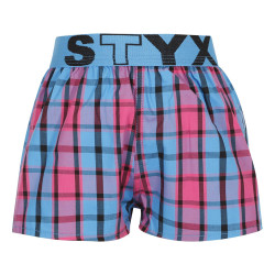 Pantalón corto para niños Styx elástico deportivo multicolor (BJ934)