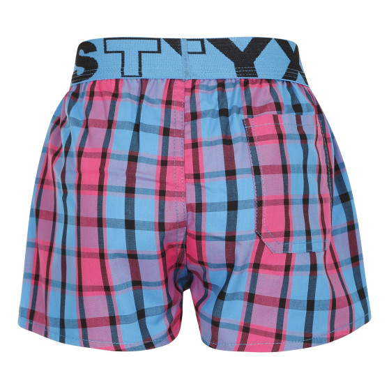 Pantalón corto para niños Styx elástico deportivo multicolor (BJ934)