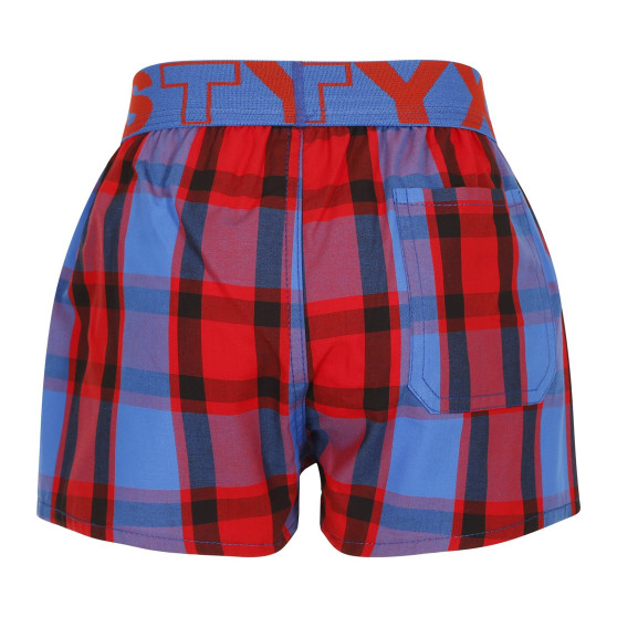 Pantalón corto para niños Styx elástico deportivo multicolor (BJ937)