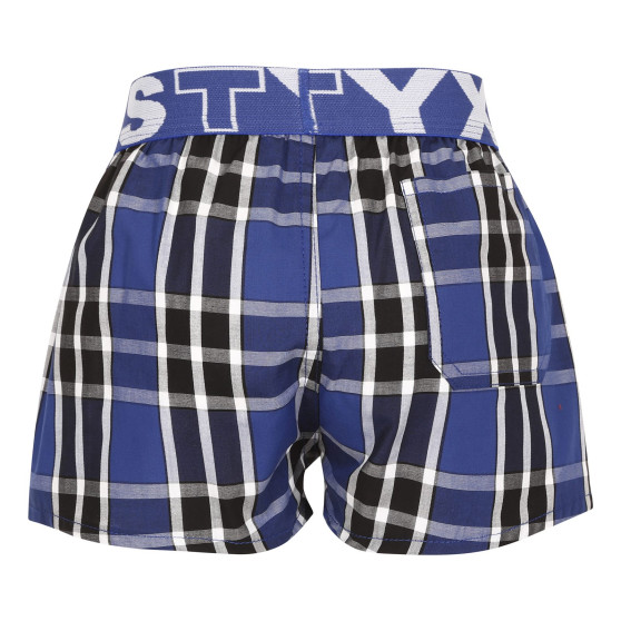 Pantalón corto para niños Styx elástico deportivo multicolor (BJ940)