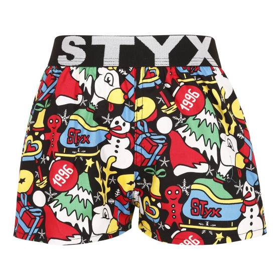 Niños pantalones cortos Styx arte deportes goma navidad (BJ1450)