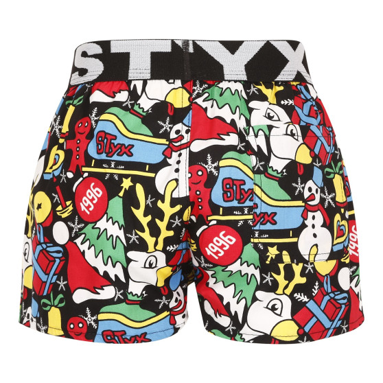 Niños pantalones cortos Styx arte deportes goma navidad (BJ1450)