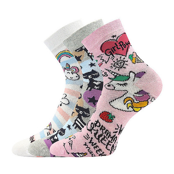 3PACK calcetines para niños Lonka multicolor (Dedotik - Mix F)