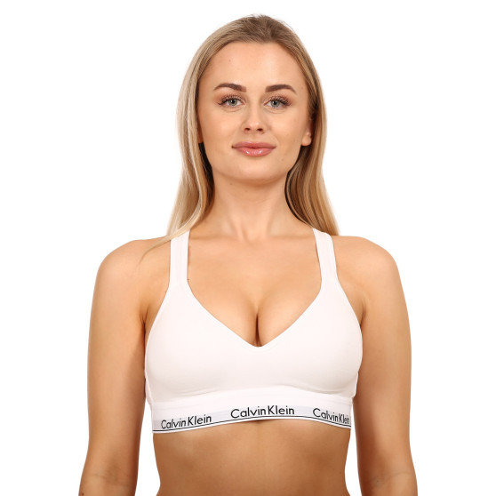 Sujetador de mujer Calvin Klein blanco (QF1654E-100)