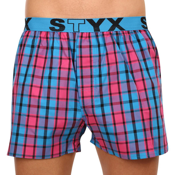 Calzones de hombre Styx elástico deportivo multicolor (B934)