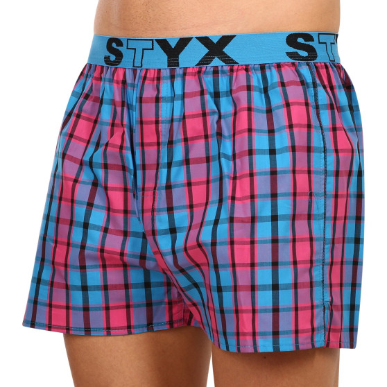 Calzones de hombre Styx elástico deportivo multicolor (B934)