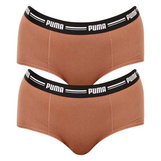 2PACK bragas de mujer Puma marrón (603033001 013)