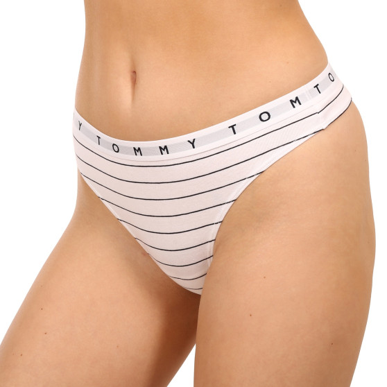 3PACK tanga de mujer Tommy Hilfiger multicolor (UW0UW04600 0V6)