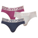 3PACK calzoncillos para hombre Calvin Klein multicolor (NB3129A-C7Y)