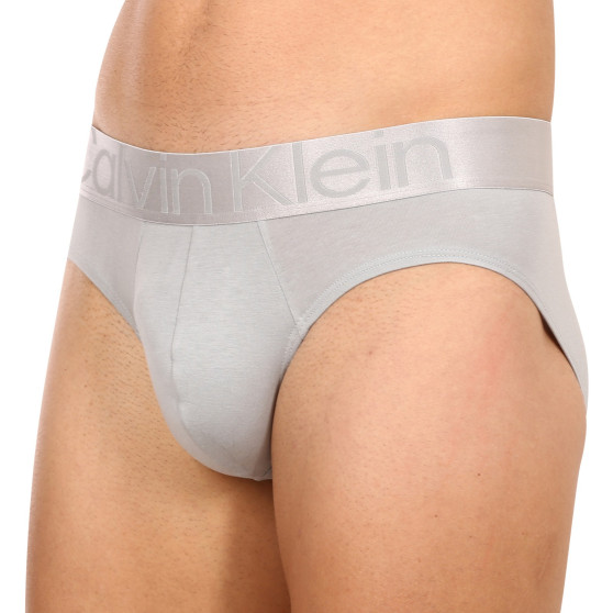 3PACK calzoncillos para hombre Calvin Klein multicolor (NB3129A-C7Y)