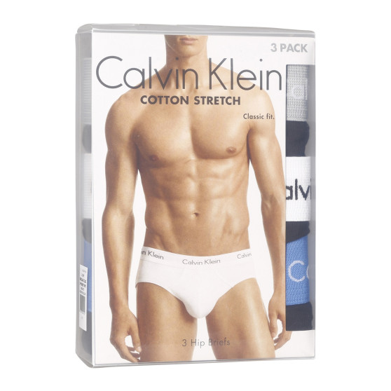 3PACK calzoncillos para hombre Calvin Klein multicolor (U2661G-CAZ)