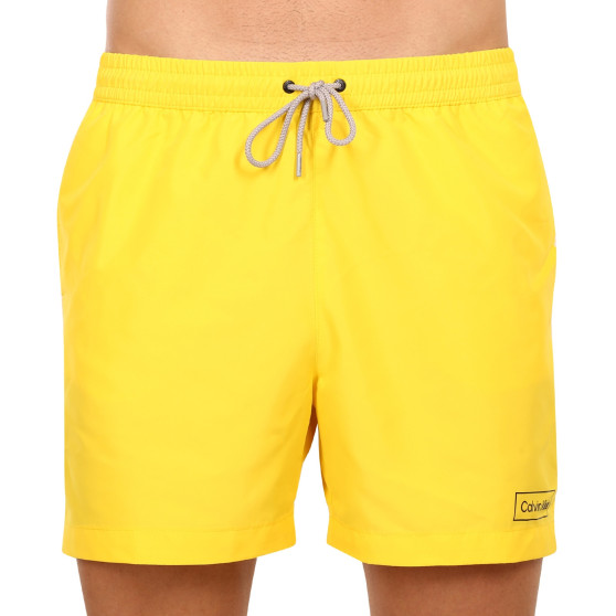 Bañador para hombre Calvin Klein amarillo (KM0KM00787 ZGR)