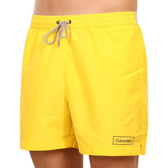 Bañador para hombre Calvin Klein amarillo (KM0KM00787 ZGR)