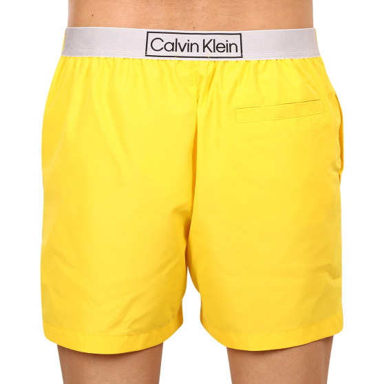 Bañador para hombre Calvin Klein amarillo (KM0KM00787 ZGR)