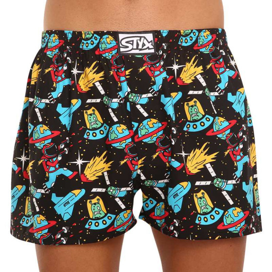 3PACK short hombre Styx art classic goma multicolor (3A14051)