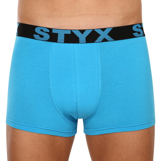 3PACK Boxers para hombre Styx sport elastic azul (3G96789)