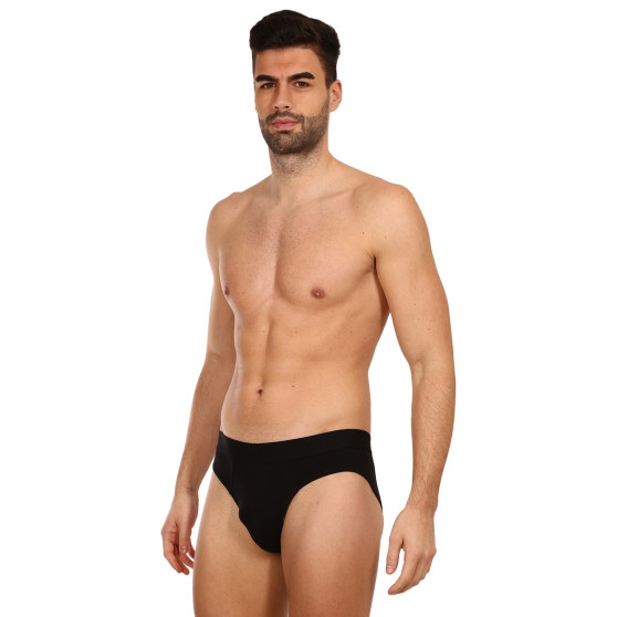 7PACK calzoncillos para hombre Nedeto negro (7NDTS001)