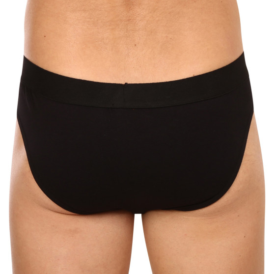 3PACK calzoncillos para hombre Nedeto negro (3NDTS001)