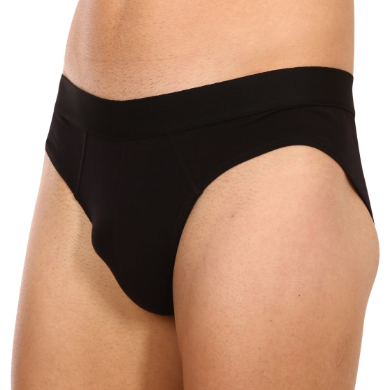 3PACK calzoncillos para hombre Nedeto negro (3NDTS001)