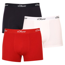 3PACK Boxers para hombre S.Oliver multicolor (JH-34B-51136323)