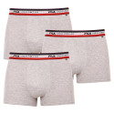 3PACK Boxers para hombre Fila gris (FU5059/3-400)