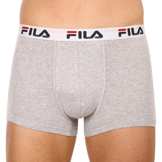 3PACK Boxers para hombre Fila gris (FU5016/3-400)