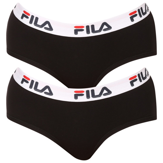 2PACK bragas de mujer Fila negro (FU6044/2-200)