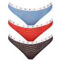 3PACK bragas de mujer Tommy Hilfiger multicolor (UW0UW02522 0V7)