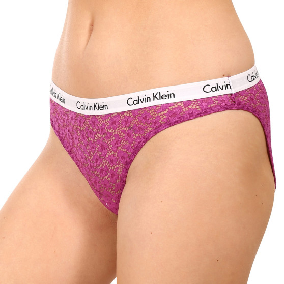 3PACK braguitas de mujer Calvin Klein sobredimensionado multicolor (QD3975E-6VY)