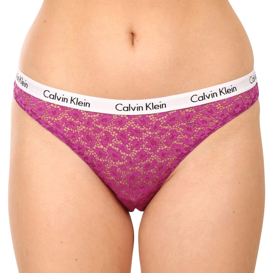 3PACK braguitas de mujer Calvin Klein sobredimensionado multicolor (QD3975E-6VY)