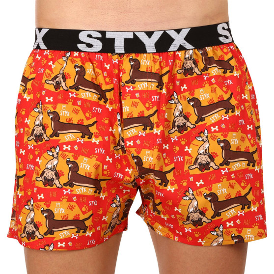 Calzones de hombre Styx art sports rubber dogs (B1554)