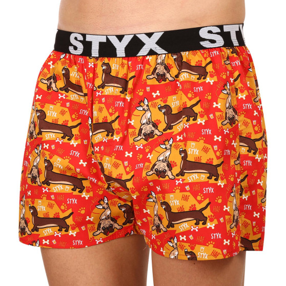 Calzones de hombre Styx art sports rubber dogs (B1554)