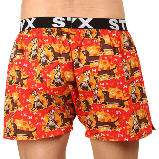 Calzones de hombre Styx art sports rubber dogs (B1554)