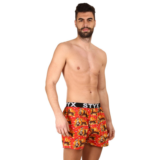 Calzones de hombre Styx art sports rubber dogs (B1554)