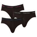 3PACK calzoncillos para hombre Calvin Klein negro (U2661G-CAQ)