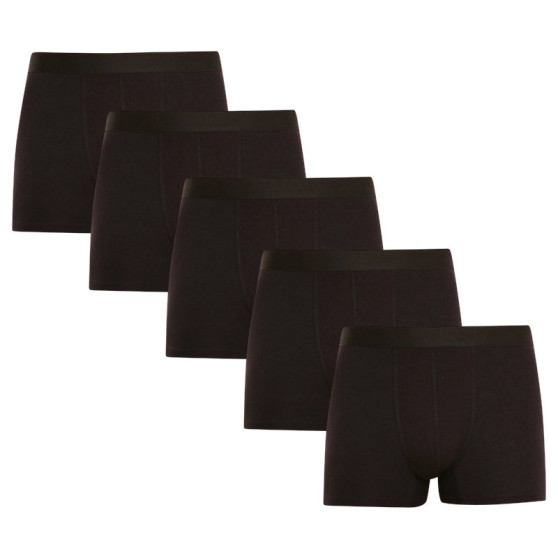 5PACK Boxers para hombre Nedeto negro (5NDTB001)