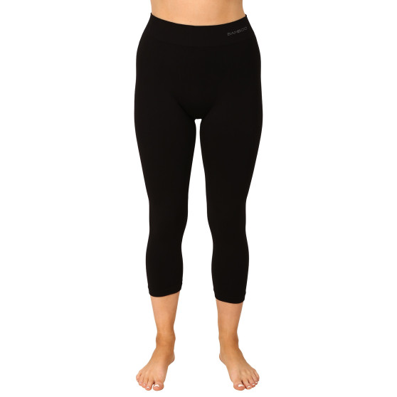 Leggings de mujer Gina bamboo negro (95032)