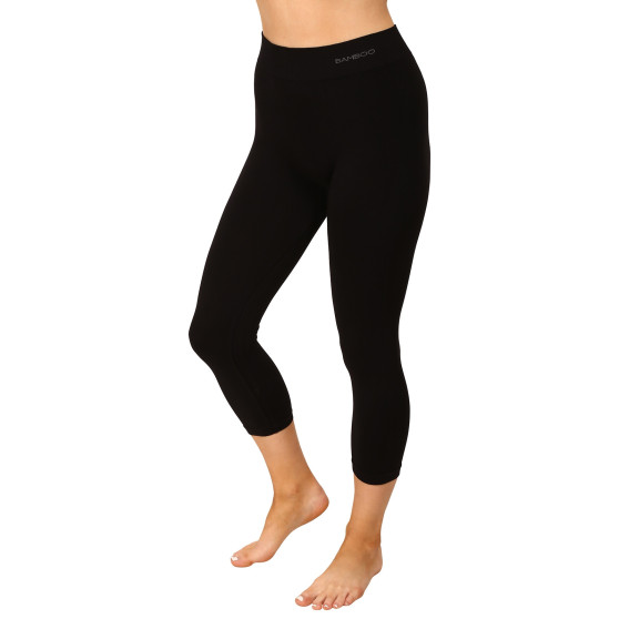 Leggings de mujer Gina bamboo negro (95032)