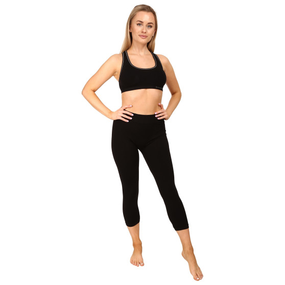 Leggings de mujer Gina bamboo negro (95032)