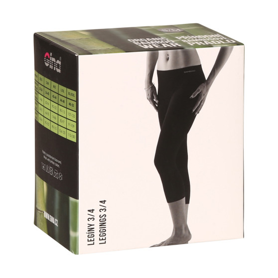 Leggings de mujer Gina bamboo negro (95032)