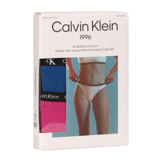 2PACK braguitas brasileñas de mujer Calvin Klein multicolor (QD5037E-C0Z)