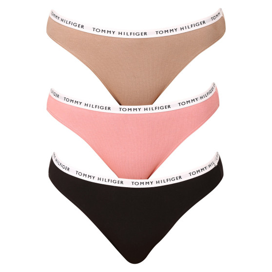 3PACK bragas de mujer Tommy Hilfiger multicolor (UW0UW02828 0R1)