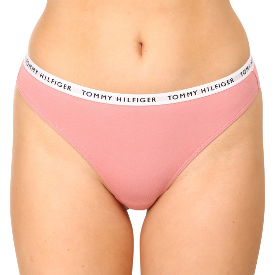 3PACK tanga de mujer Tommy Hilfiger multicolor (UW0UW02829 0R1)