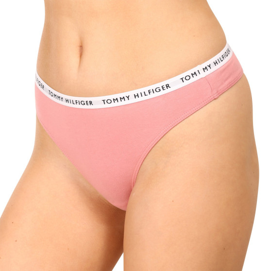 3PACK tanga de mujer Tommy Hilfiger multicolor (UW0UW02829 0R1)