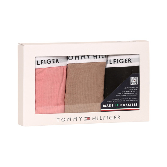 3PACK tanga de mujer Tommy Hilfiger multicolor (UW0UW02829 0R1)