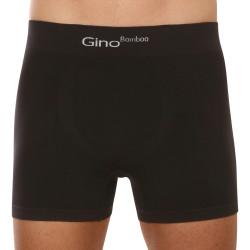 Boxers para hombre Gino bambú sin costuras negro (54004)