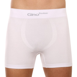 Boxers para hombre Gino bambú sin costuras blanco (54004)